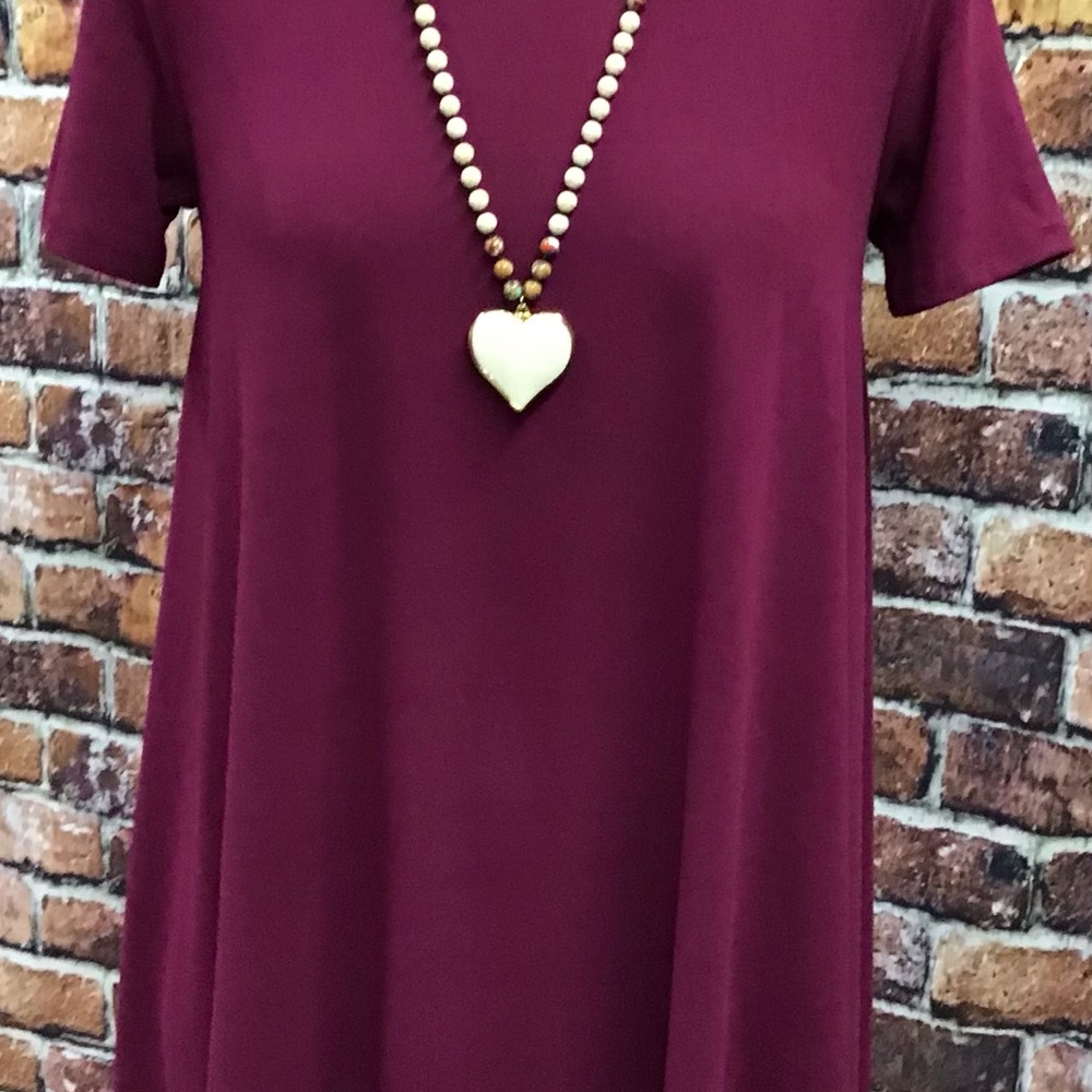 Plum tunic